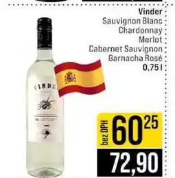 Jip Vinder Sauvignon Blanc Chardonnay Merlot Cabernet Sauvignon Garnacha Rosé 0,75l nabídka