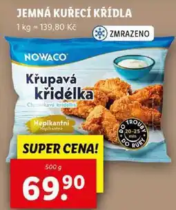 Lidl JEMNÁ KUŘECÍ KŘÍDLA, 500 g nabídka