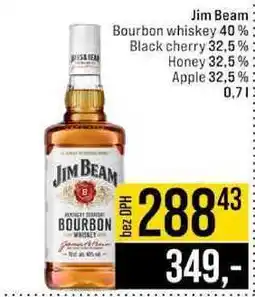 Jip Jim Beam Bourbon whiskey 40% Black cherry 32,5% Honey 32,5% Apple 32,5% 0,7l nabídka