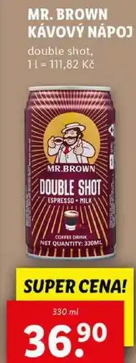 Lidl MR. BROWN KÁVOVÝ NÁPOJ, 330 ml nabídka