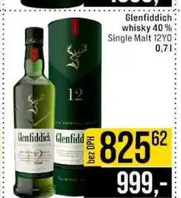 Jip Glenfiddich whisky 40% Single Malt 12YO 0,7l nabídka