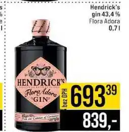 Jip Hendrick's gin 43,4 % Flora Adora 0,7l nabídka