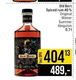 Jip Old Bert Spiced rum 40% Original Winter Summer Kingston 0,7l nabídka