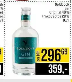 Jip Goldcock gin Original 40% Trnkový Sloe 28% 0,7l nabídka