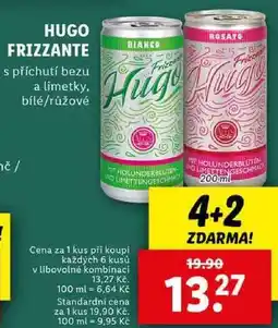 Lidl HUGO FRIZZANTE, 200 ml nabídka