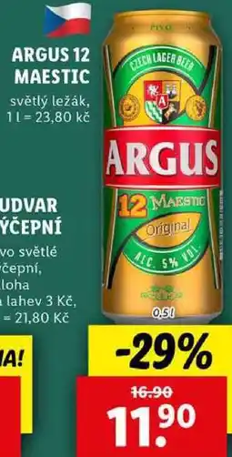 Lidl ARGUS 12 MAESTIC, 0,5 l nabídka