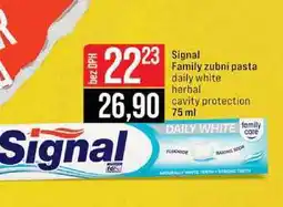 Jip Signal Family zubní pasta daily white herbal cavity protection 75 ml nabídka