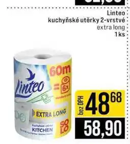 Jip Linteo kuchyňské utěrky 2-vrstvé extra long 1ks nabídka