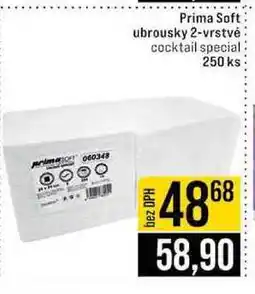 Jip Prima Soft ubrousky 2-vrstvé cocktail special 250 ks nabídka