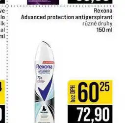 Jip Rexona Advanced protection antiperspirant různé druhy 150 ml nabídka