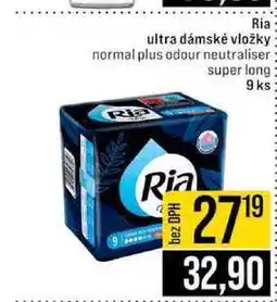 Jip Ria ultra dámské vložky normal plus odour neutraliser super long 9 ks nabídka