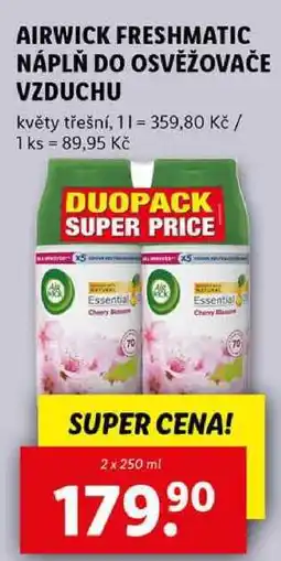 Lidl AIRWICK FRESHMATIC NÁPLŇ DO OSVĚŽOVAČE VZDUCHU, 2x 250 ml nabídka