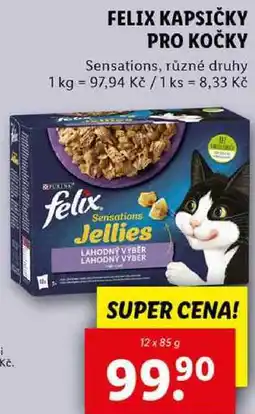 Lidl FELIX KAPSIČKY PRO KOČKY, 12x 85 g nabídka