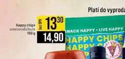 Jip Happy chips smetana&cibule 150 g nabídka