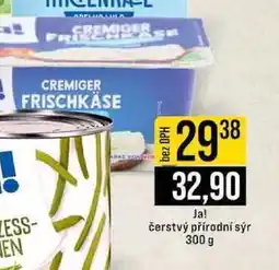 Jip Ja! čerstvý přírodní sýr 300 g nabídka