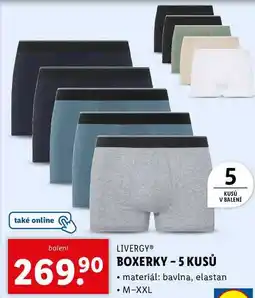 Lidl BOXERKY - 5 KUSŮ nabídka