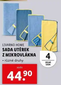 Lidl SADA UTĚREK Z MIKROVLÁKNA, 4 ks nabídka
