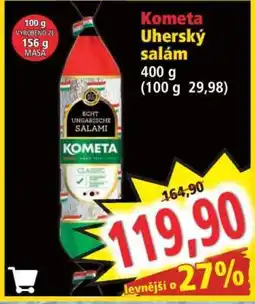 Norma Kometa Uherský salám nabídka