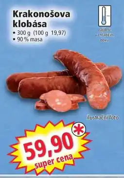 Norma Krakonošova klobása nabídka