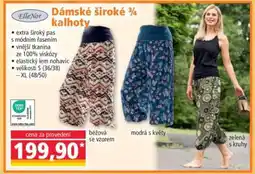 Norma Dámské široké ¾ kalhoty nabídka