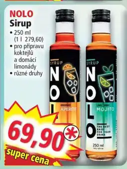 Norma NOLO Sirup nabídka
