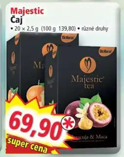 Norma Majestic čaj nabídka
