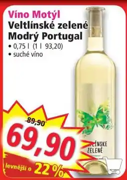Norma Veltlínské zelené, Modrý Portugal nabídka