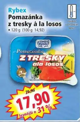 Norma Rybex Pomazánka z tresky à la losos nabídka