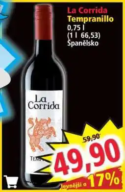 Norma La Corrida Tempranillo nabídka