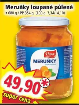 Norma Meruňky loupané, půlené nabídka