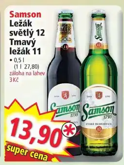 Norma Samson Ležák světlý 12 Tmavý ležák 11 nabídka