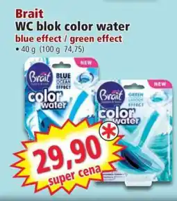 Norma Brait WC blok color water nabídka
