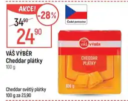 Globus Váš výběr Cheddar plátky nabídka