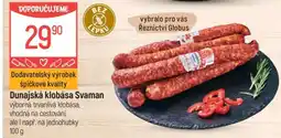 Globus Dunajská klobása Svaman nabídka