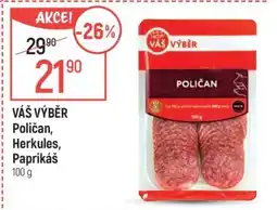 Globus Váš výběr Poličan Herkules, Paprikáš nabídka
