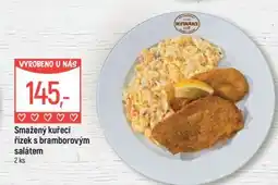 Globus Smažený kuřecí řízek s bramborovým salátem nabídka
