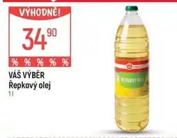 Globus VÁŠ VÝBĚR Řepkový olej nabídka