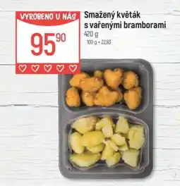 Globus Smažený květák s vařenými bramborami nabídka