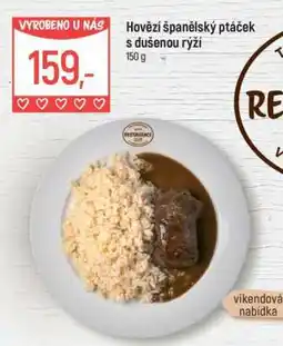 Globus Hovězí španělský ptáček s dušenou rýží nabídka