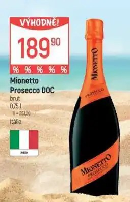 Globus MIONETTO Prosecco DOC nabídka