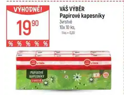 Globus Váš výběr Papírové kapesníky nabídka