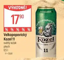 Globus Velkopopovický Kozel 11 nabídka