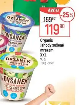 Globus Organis Jahody sušené mrazem XXL nabídka