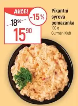 Globus Pikantní sýrová pomazánka nabídka