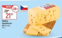 Globus Madeta Císařský sýr 45 % t. v s nabídka