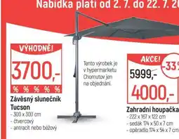 Globus Závěsný slunečník Tucson nabídka