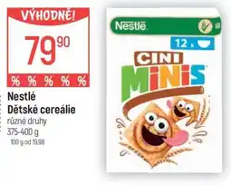 Globus Nestlé Dětské cereálie nabídka