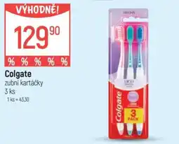 Globus Colgate zubní kartáčky 3 ks nabídka