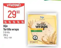 Globus Dijo Tortilla wraps nabídka