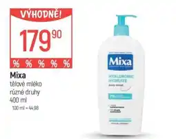 Globus Mixa tělové mléko nabídka